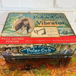 A.C. GILBERT POLAR CUB ELECTRIC MASSAGER, 1920'S VINTAGE